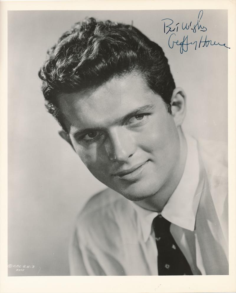 Todd Mueller Autographs: Geoffrey Horne- Vintage Glossy Signed Photograph