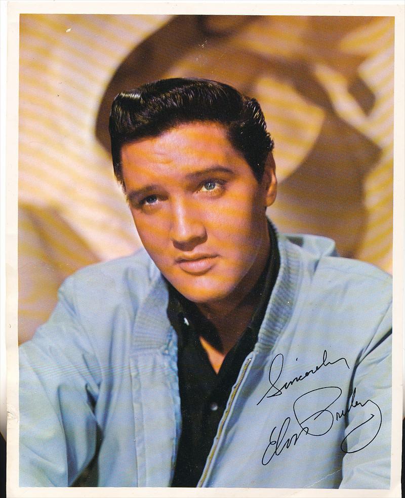 Elvis Presley Vintage Color Photograph