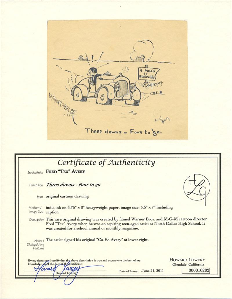 cartoon director fred tex avery original