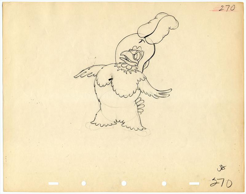 Disney Mickey S Grand Opera Animation Drawing Of Clara Cluck