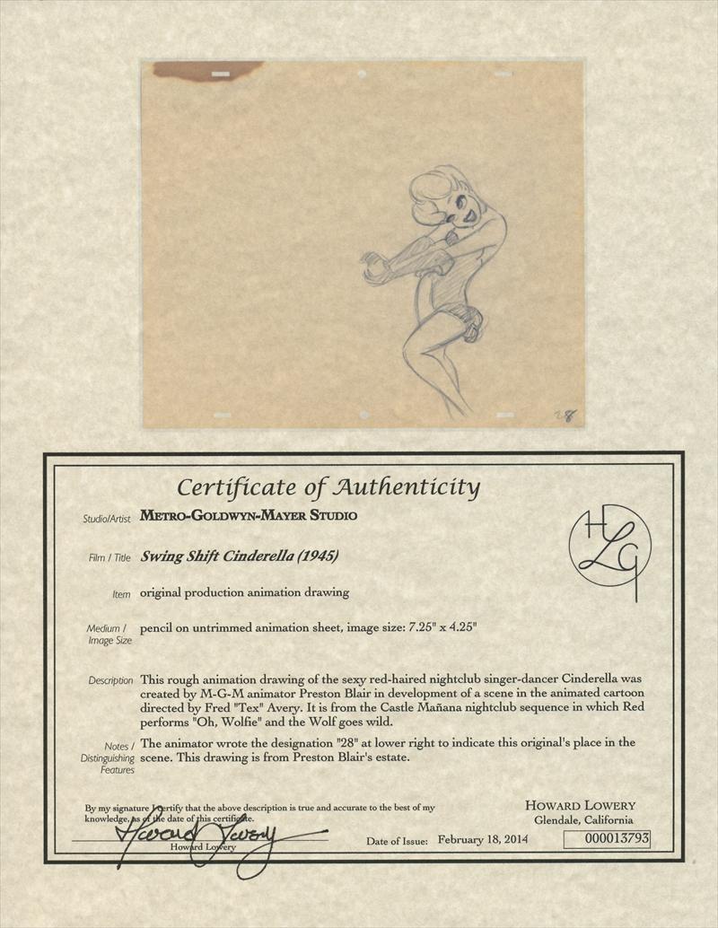 Auction Howardlowery Com M G M Tex Avery Swing Shift