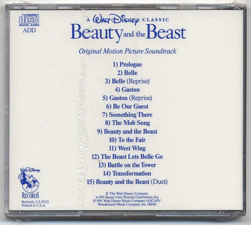 Walt Disney Records Beauty And The Beast