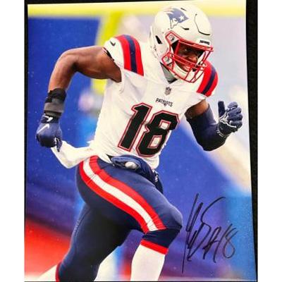 Nhpbs Auction Autographed Matthew Slater Photo New England Patriots